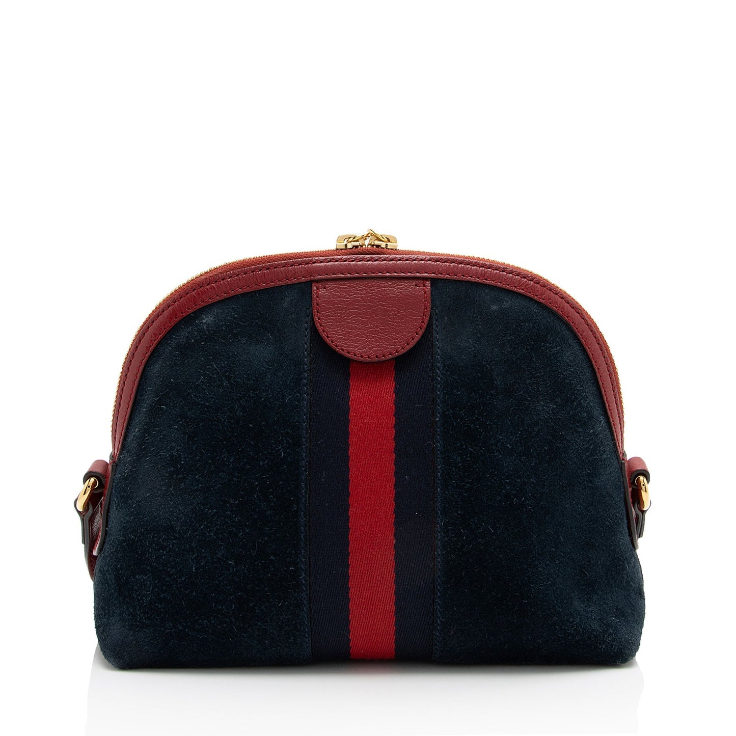 Gucci Ophidia Dome SHF-DKjfM3 Leather Suede Nylon Blue Crossbody Bag