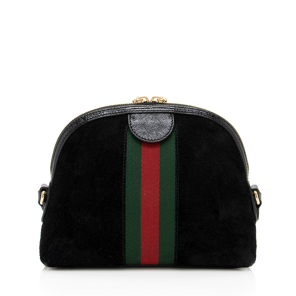 Gucci Ophidia Dome SHF Leather Suede Nylon Patent Crossbody Bag Bag Shf