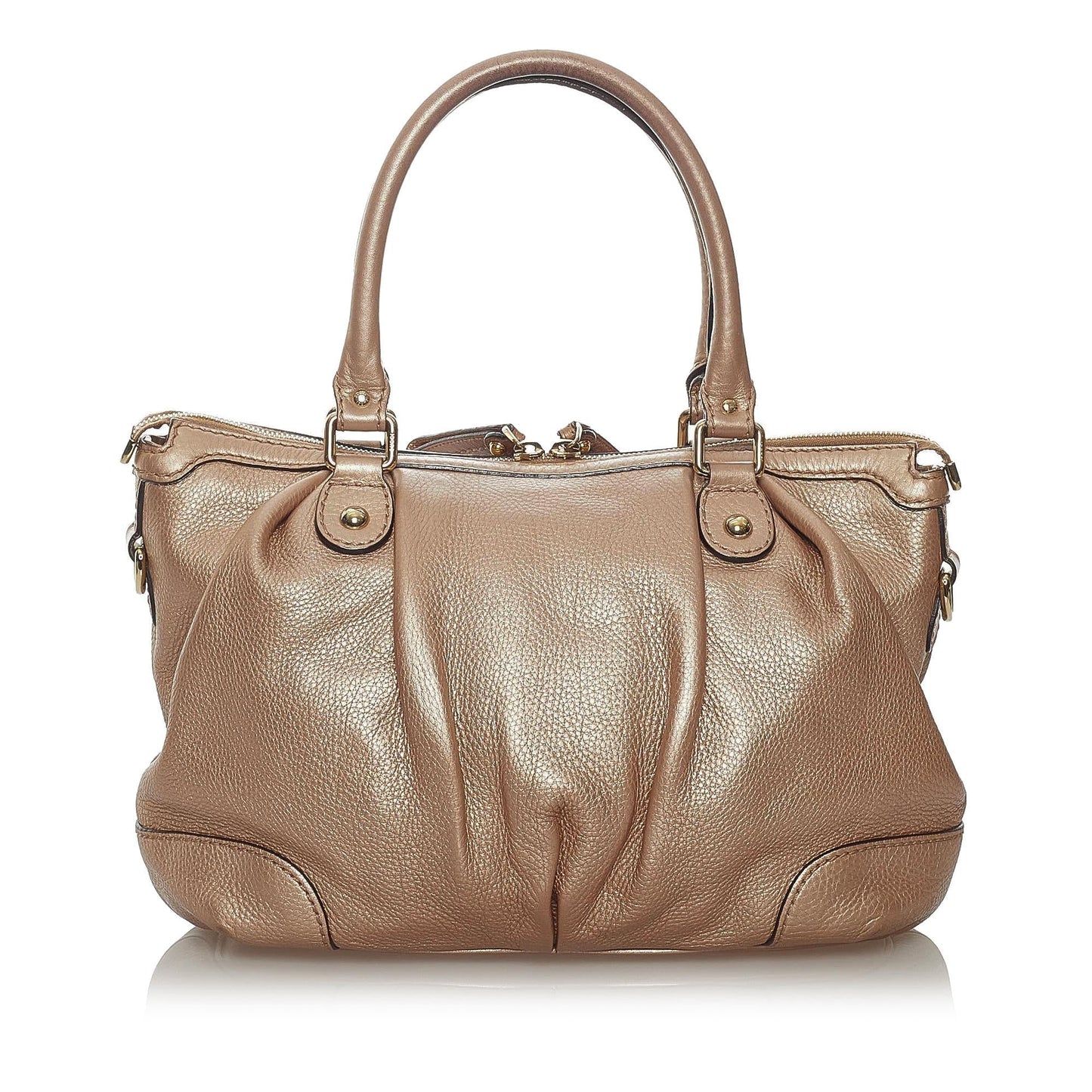 Gucci Sukey SHG Leather Calf Brown Satchel Bag Satchel Shg