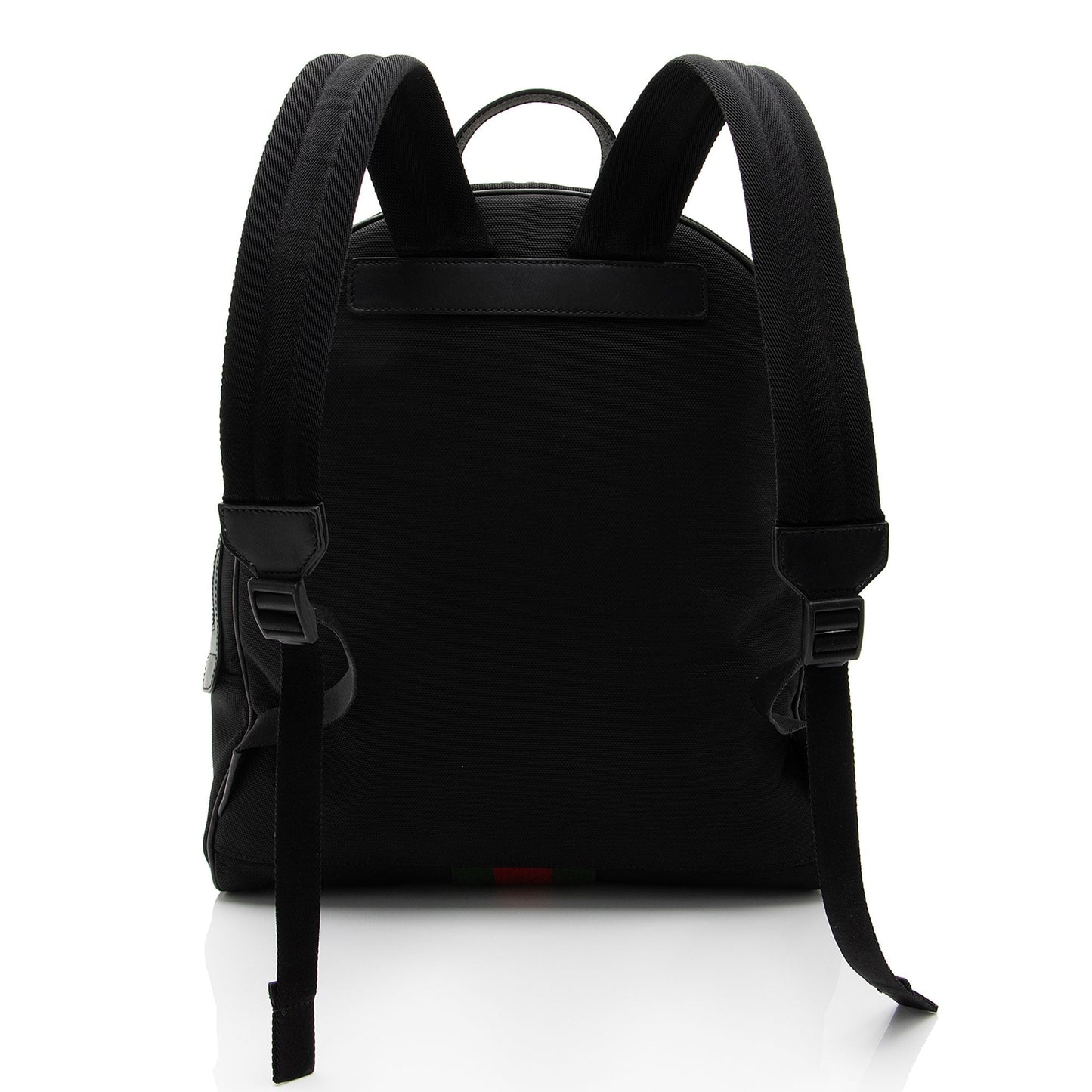 Gucci Techno Web Backpack SHF-sknsmd Leather Canvas Nylon Black Shoulder Bag