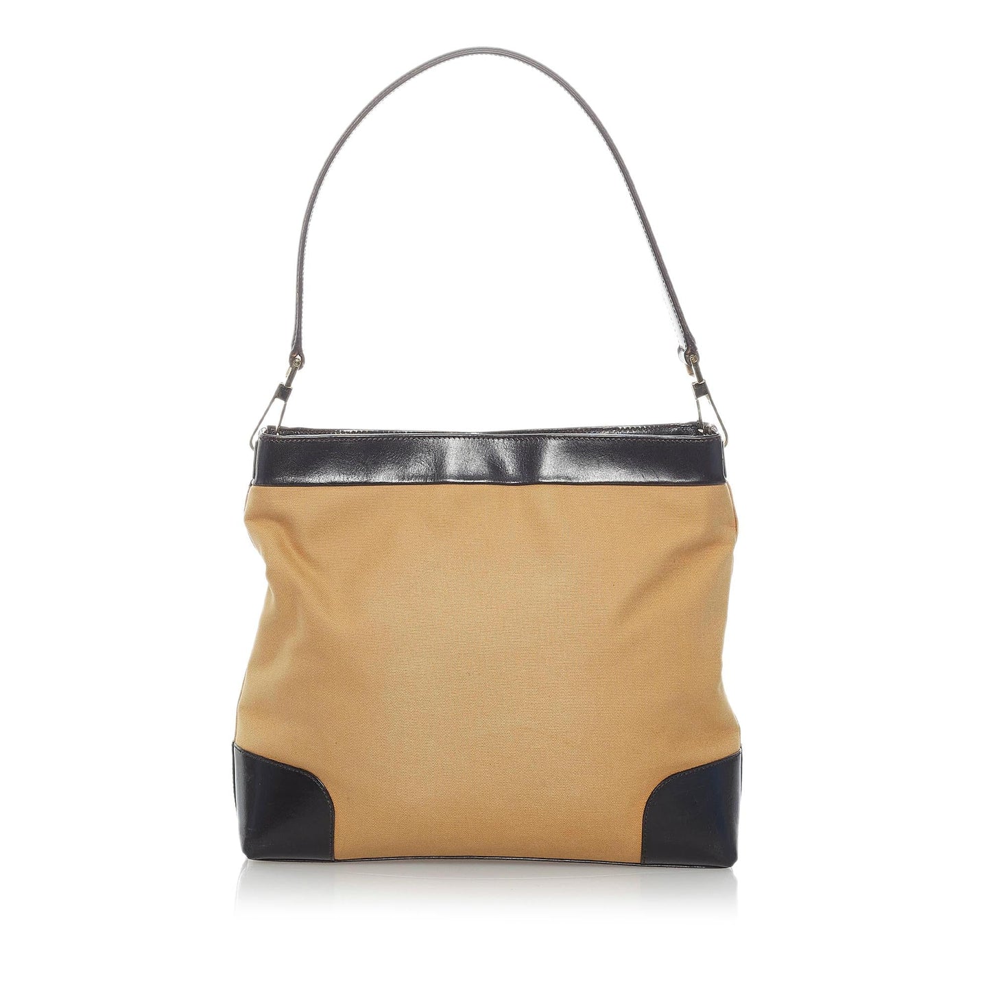 Gucci Web SHG Canvas Calf Brown Shoulder Bag
