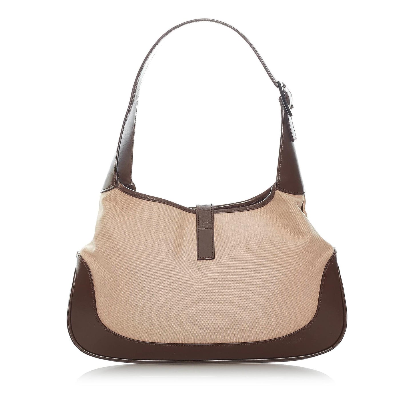 Gucci Web Jackie SHG Canvas Brown Shoulder Bag