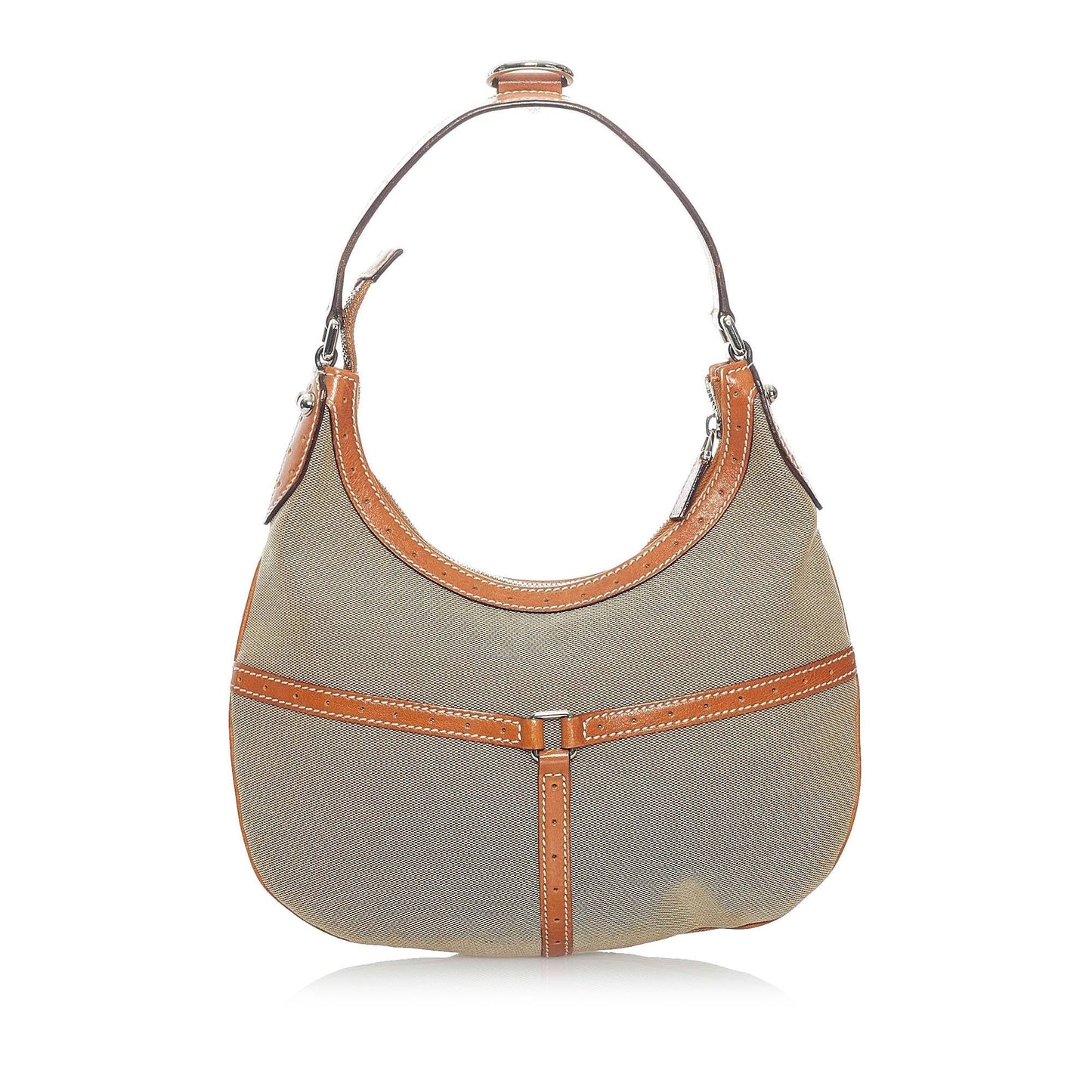 Gucci Web Reins SHG Canvas Brown Shoulder Bag Bag Shg