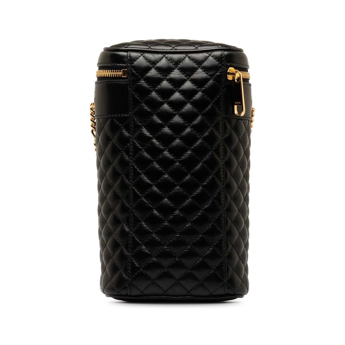Gucci Zumi Cylindrical Calf Black Crossbody Bag