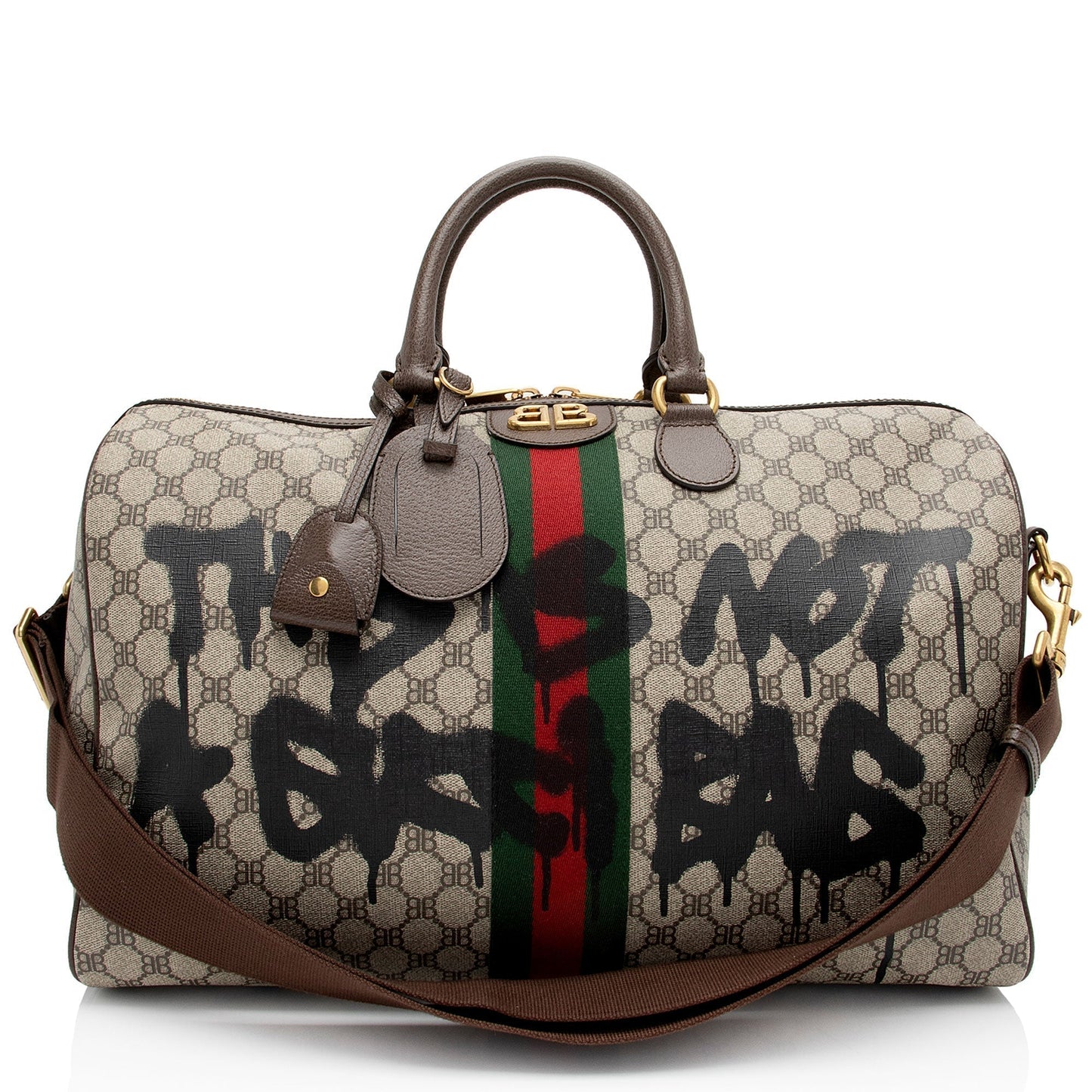 Gucci x Luxury Balenciaga Trending GG Supreme Travel Bag