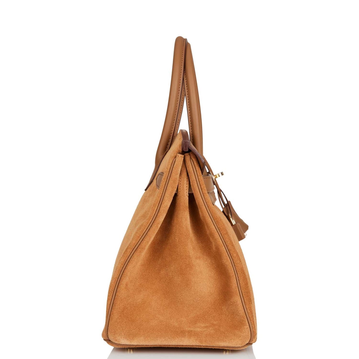 Hermes Birkin Chamois And Alezan Grizzly And Swift Hardware Gold Travel Bag