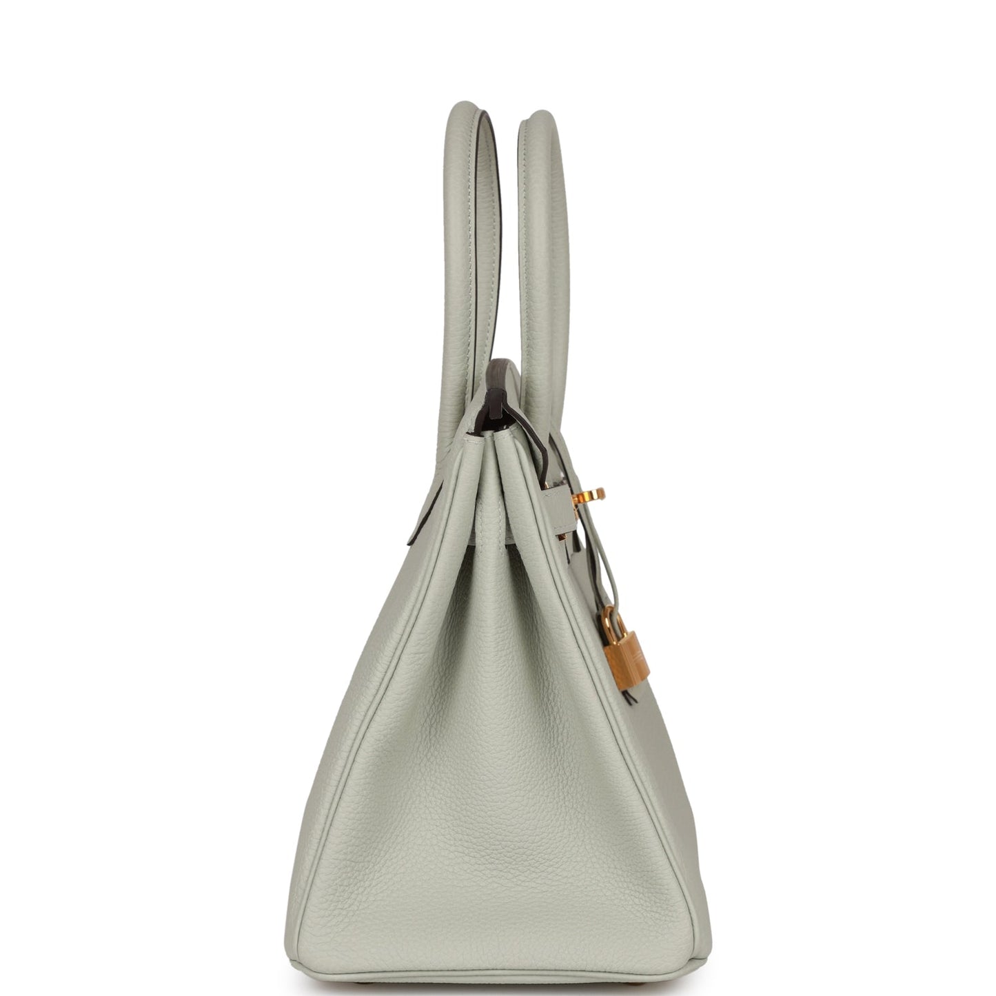 Hermes Birkin Gris Neve Togo Hardware Handbag Gold Travel Bag