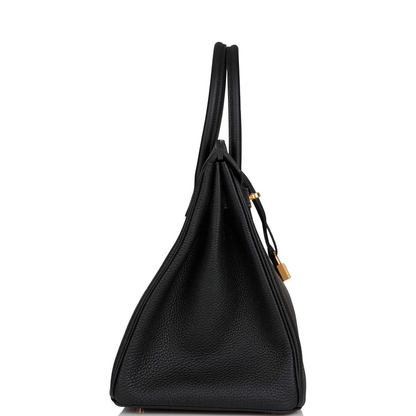 Hermes Birkin Togo Hardware Handbag Black Gold Travel Bag Hardware 6