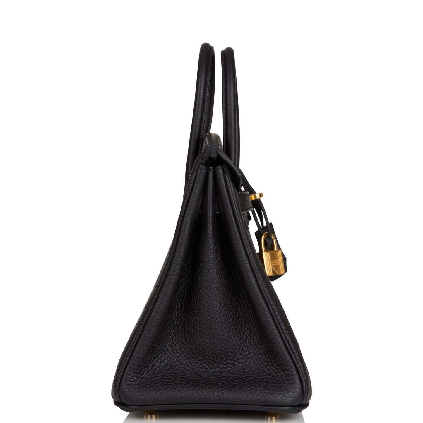 Hermes Birkin Togo Hardware Handbag Black Gold Travel Bag 49