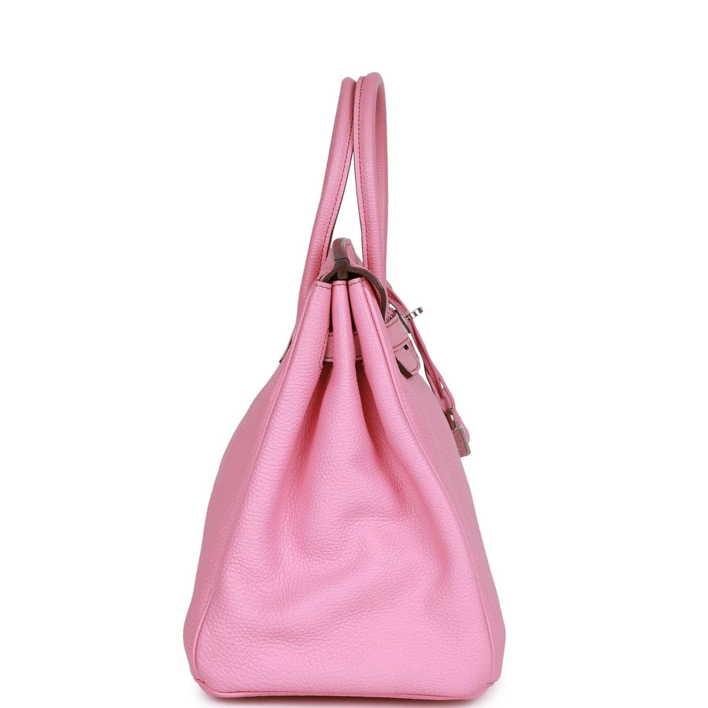 Hermes Top Quality Luxury Birkin Bubblegum Togo Palladium Travel Bag
