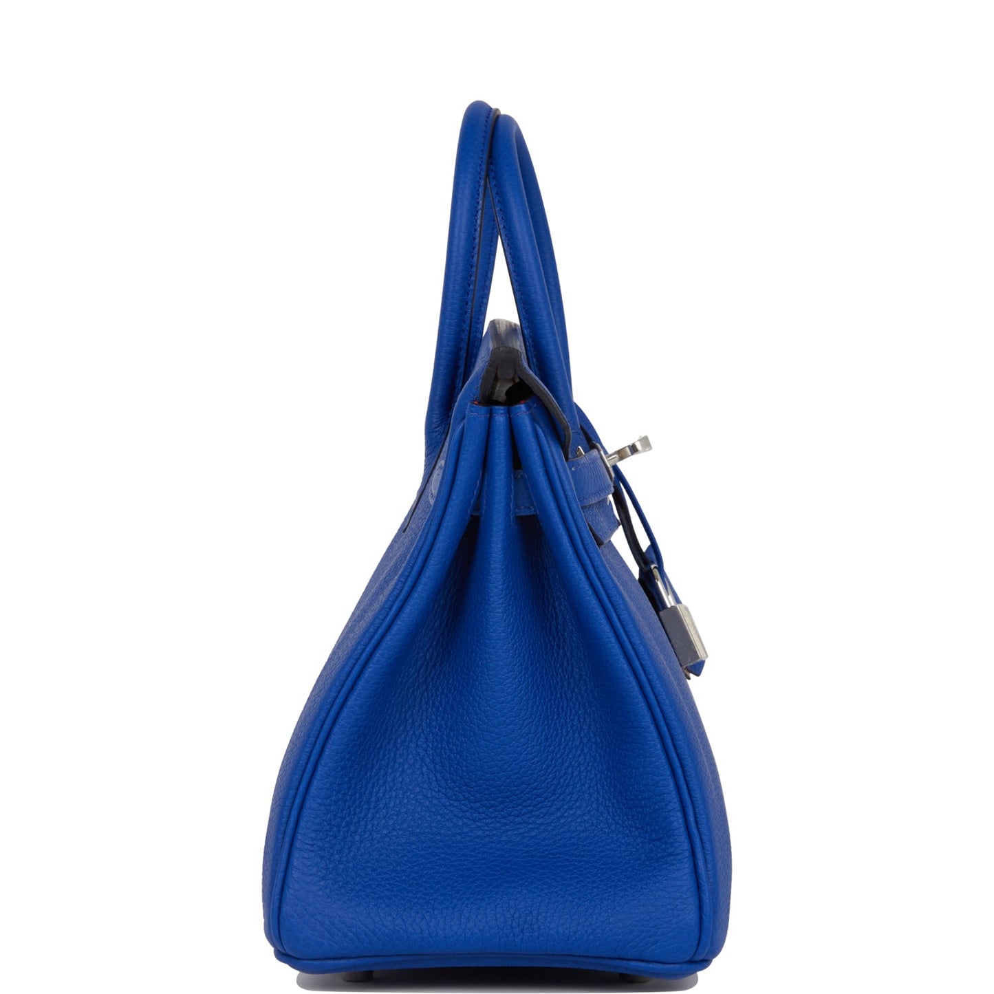 Hermes Birkin Bleu Royal Verso Togo Palladium Hardware Handbag Travel Bag