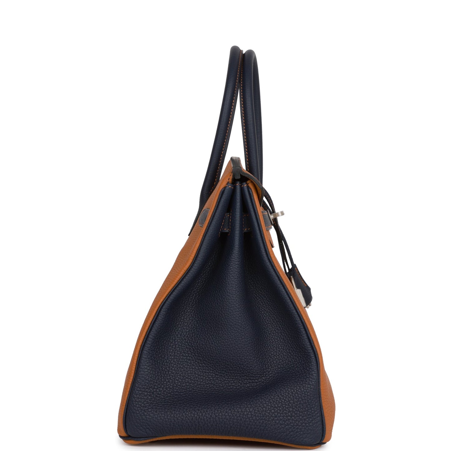 Hermes Special Order Hss Birkin And Bleu Nuit Gold Travel Bag