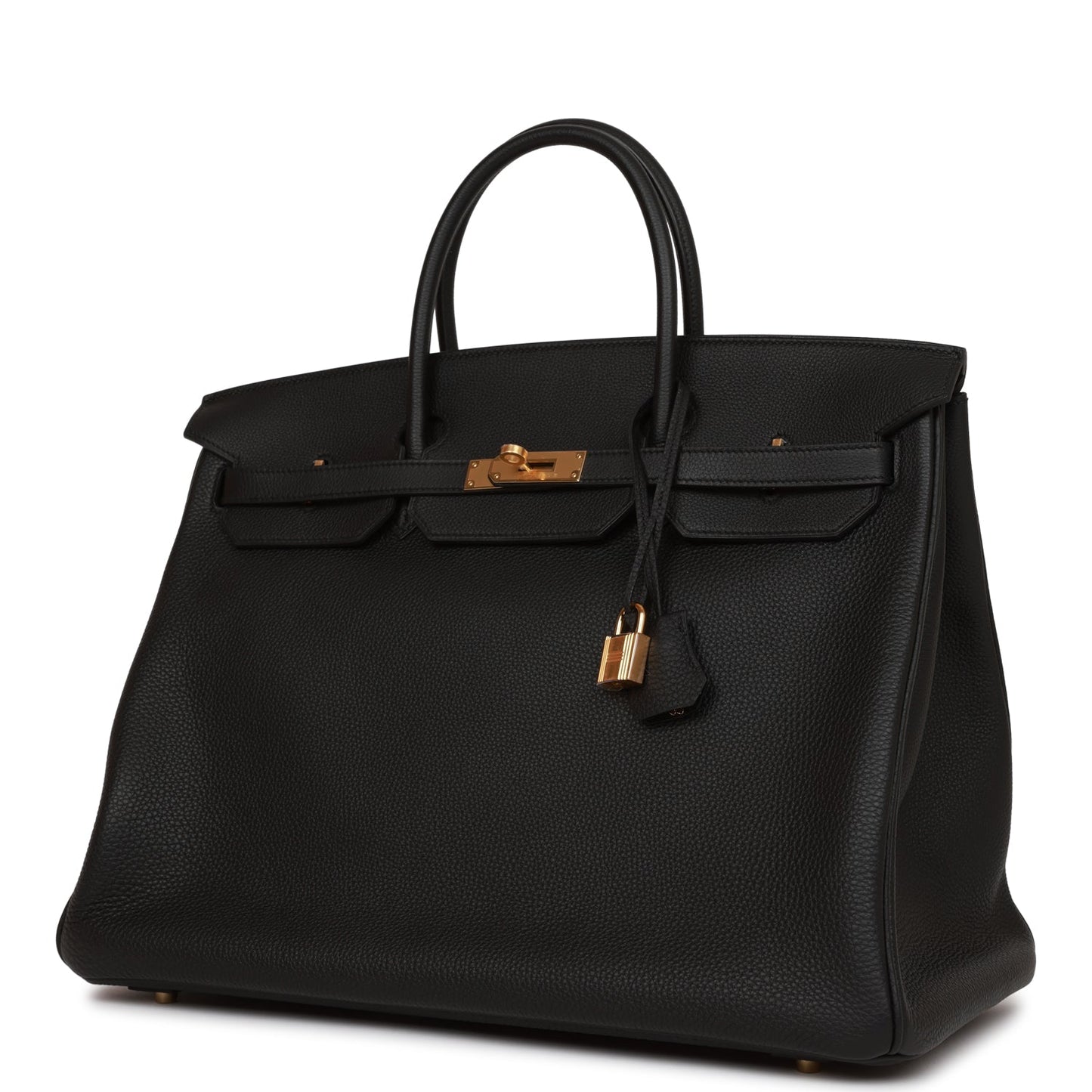 Hermes Birkin Togo Hardware Handbag Black Gold Travel Bag Hardware 3
