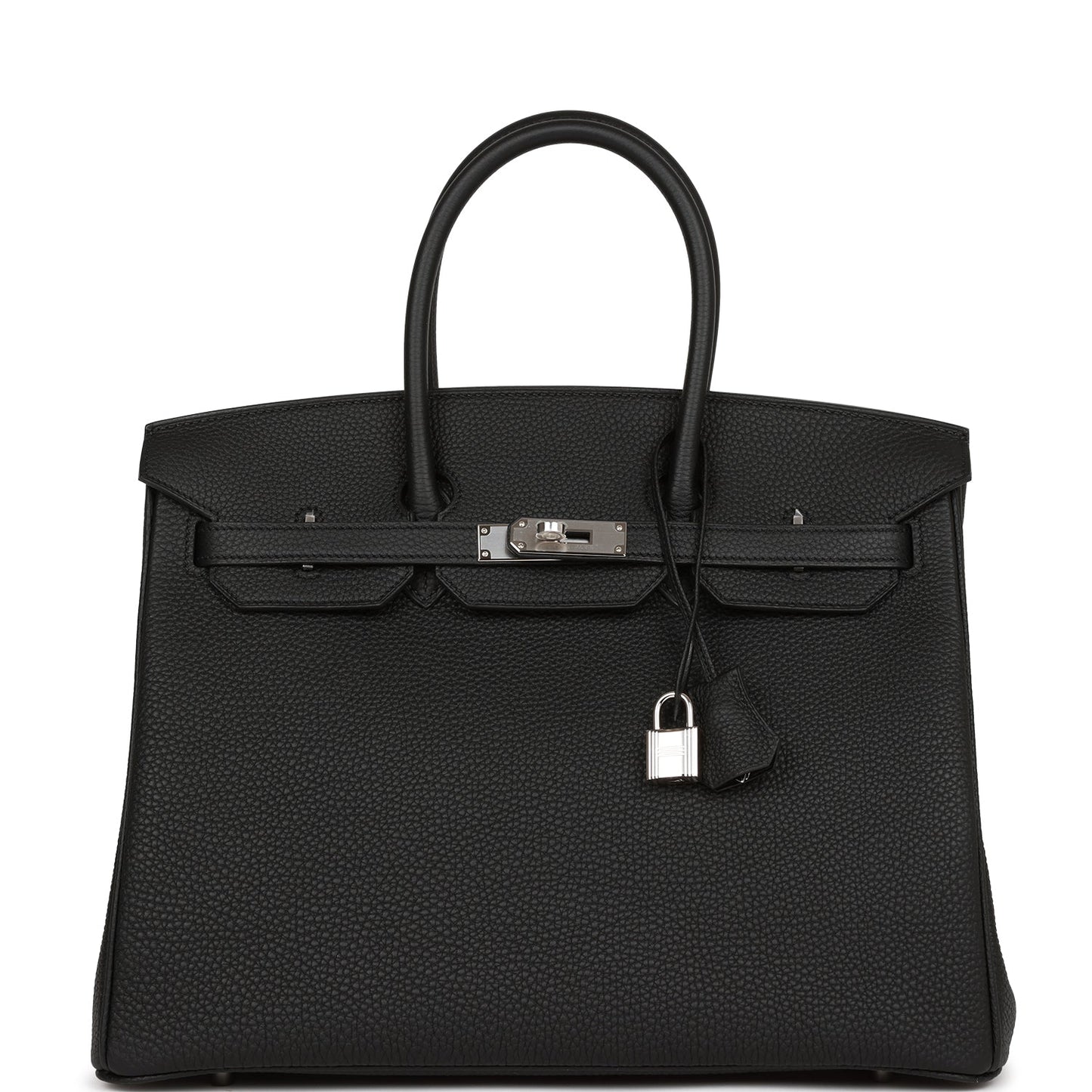 Hermes Birkin Togo Palladium Hardware Handbag Black Travel Bag Hardware 13