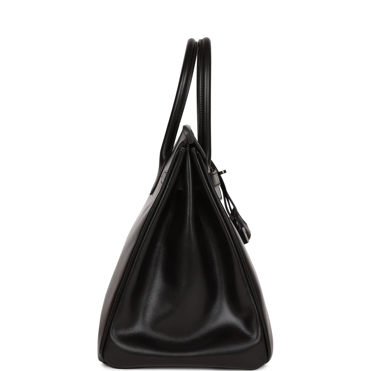 Hermes Birkin So Box Hardware Handbag Black Travel Bag