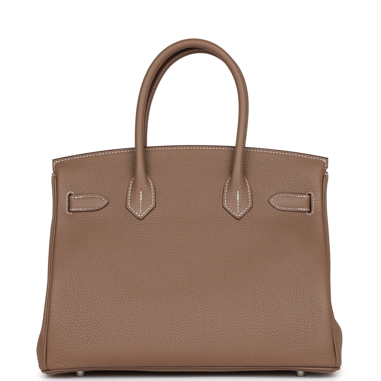 Hermes Birkin Etoupe Togo Palladium Hardware Handbag Travel Bag