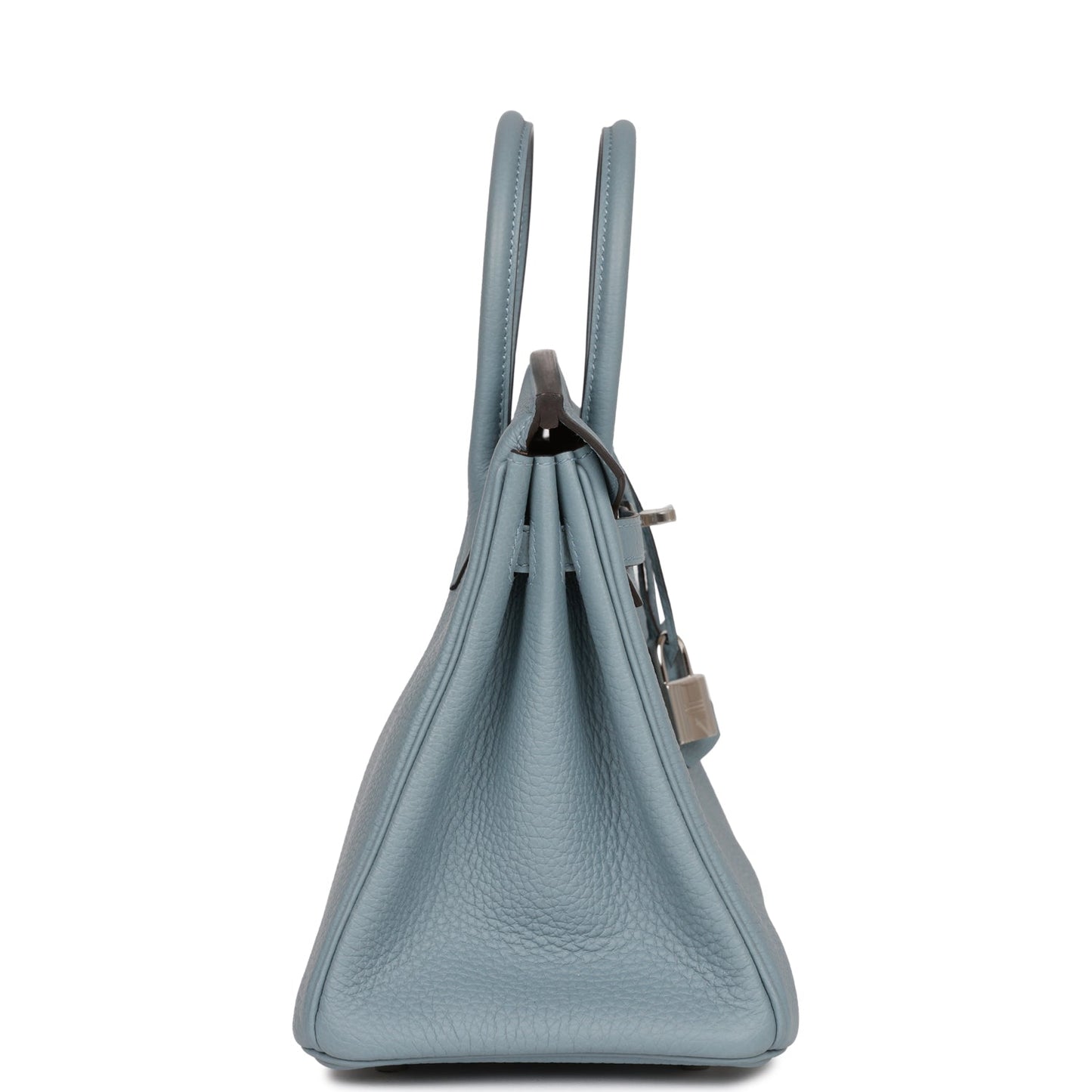 Hermes Birkin Bleu Lin Verso Togo Palladium Hardware Travel Bag Hardware 1