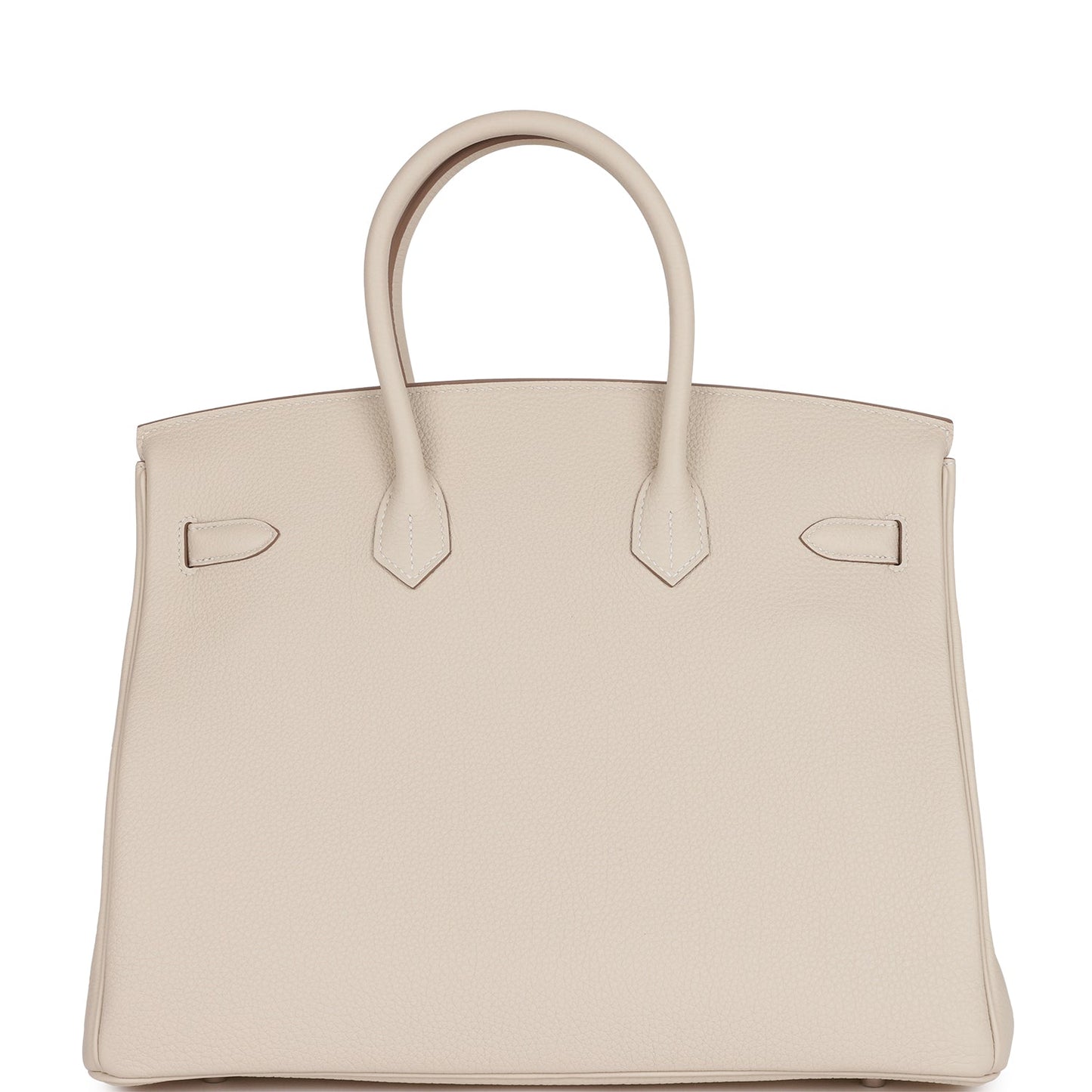 Hermes Birkin Craie Togo Palladium Hardware Handbag Travel Bag Togo Palladium Hardware