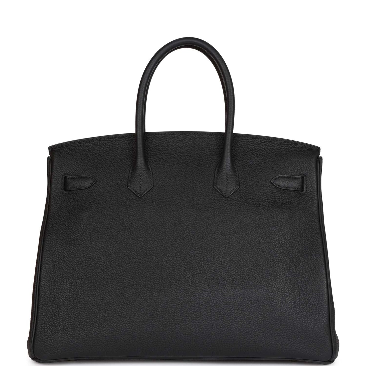 Hermes Birkin Togo Palladium Hardware Handbag Black Travel Bag