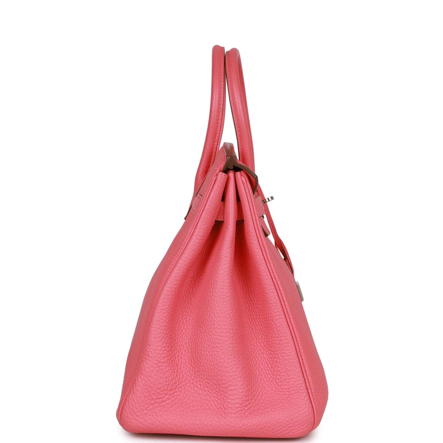 Hermes Birkin Rose Lipstick Togo Palladium Hardware Handbag Travel Bag