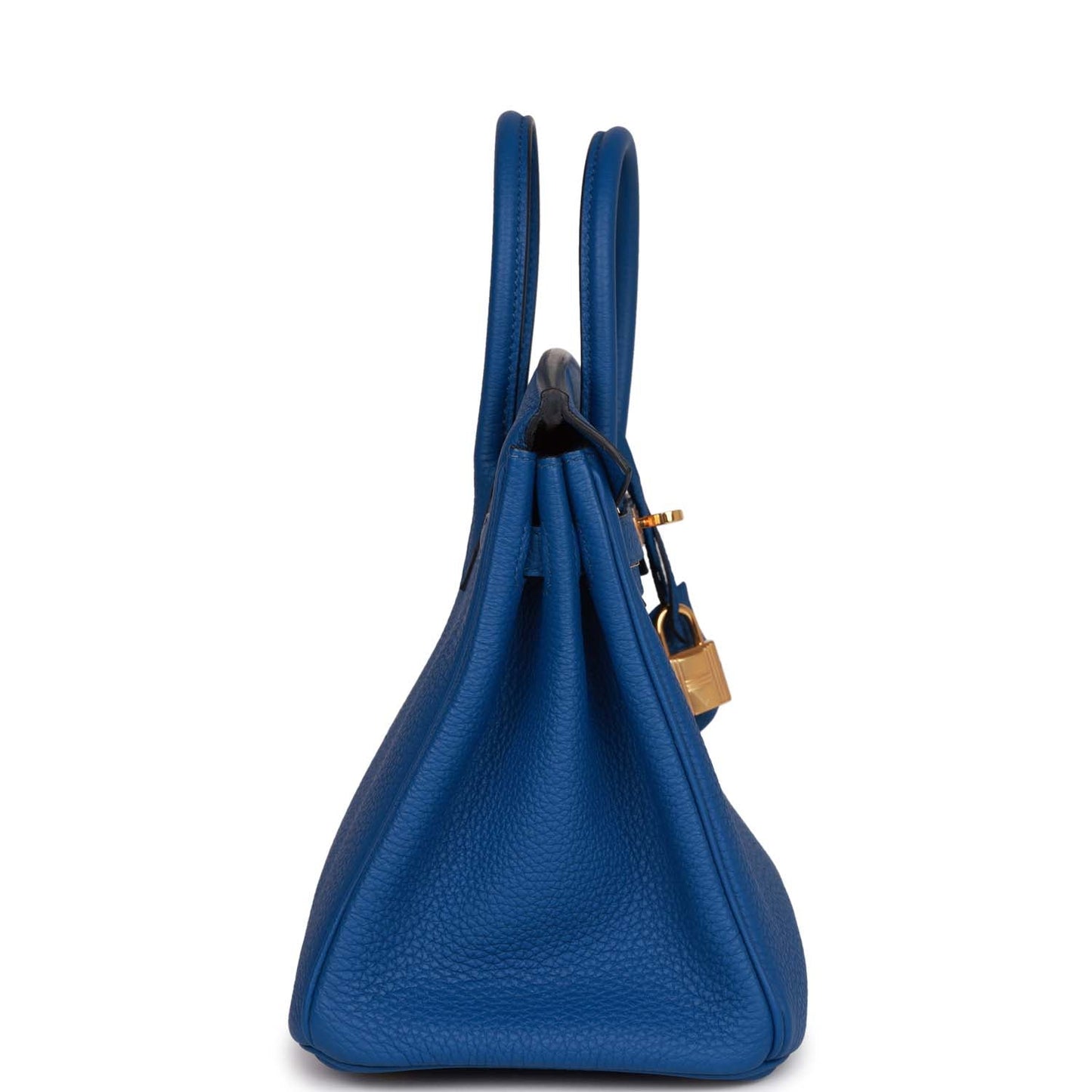 Hermes Birkin Bleu France Togo Hardware Handbag Gold Travel Bag