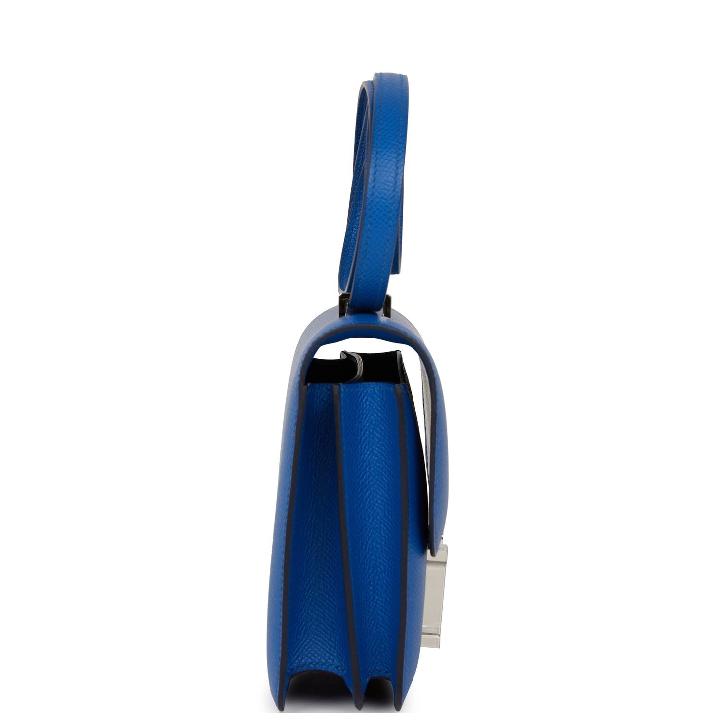 Hermes Constance Bleu France Epsom Palladium Hardware Crossbody Crossbody Bag