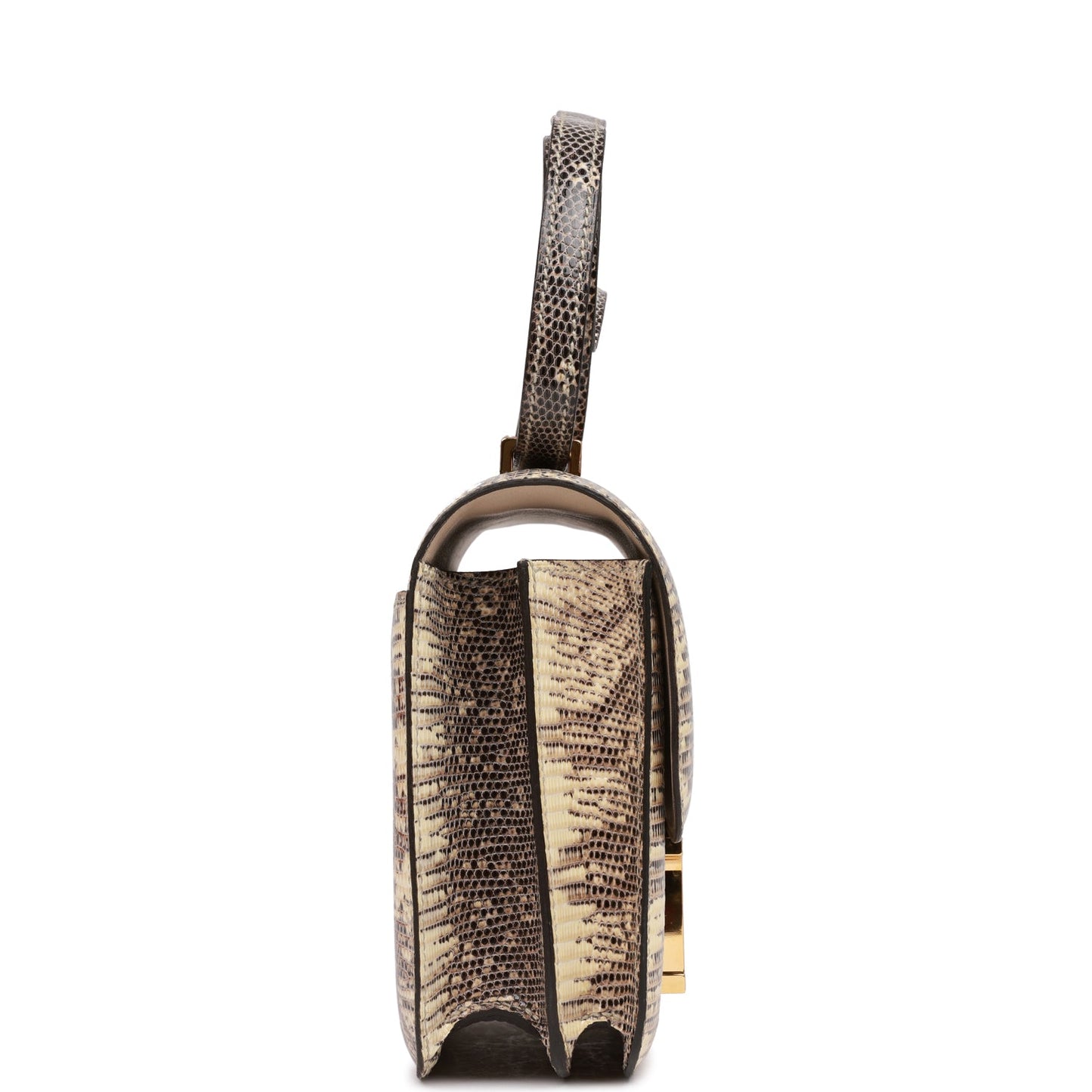 Hermes Constance Ombre Lizard Varanus Hardware Handbag Gold Mini Travel Bag