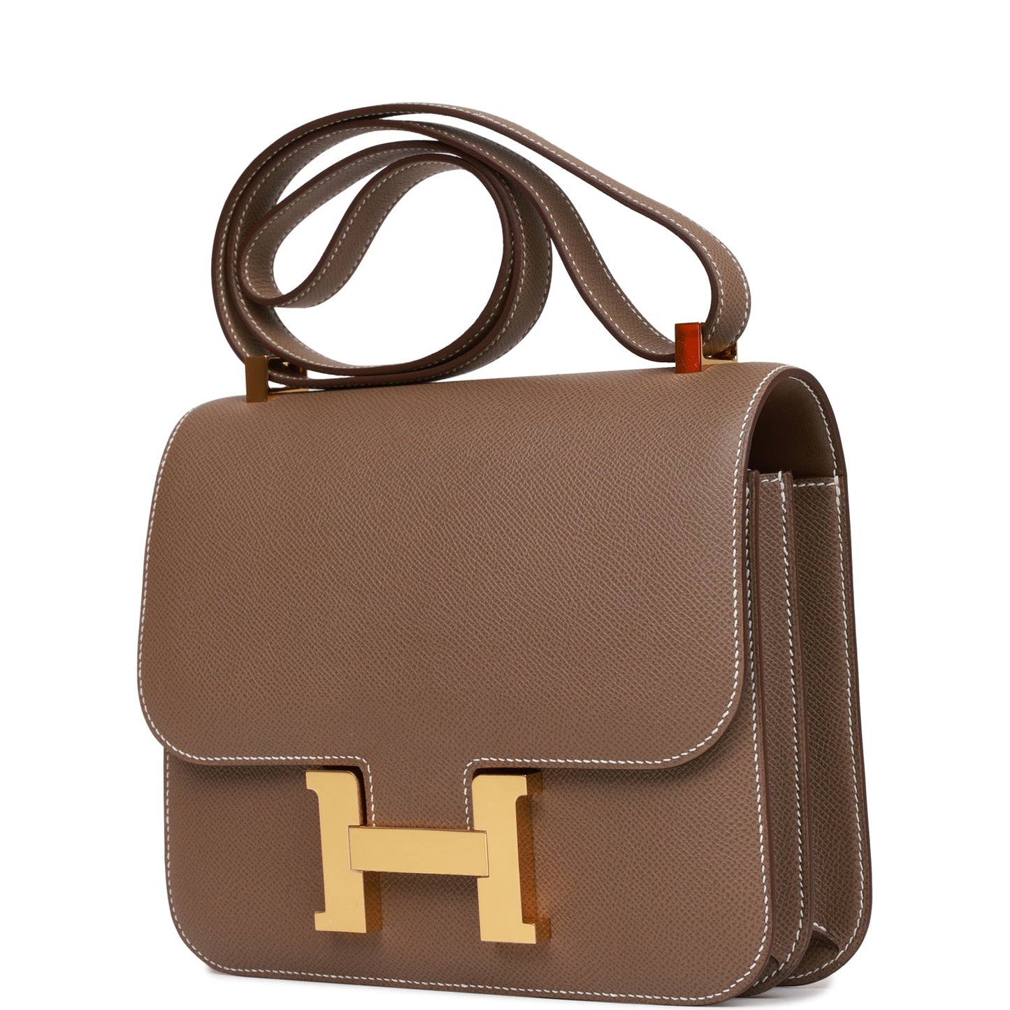 Hermes Constance Etoupe Epsom Hardware Handbag Gold Travel Bag 5