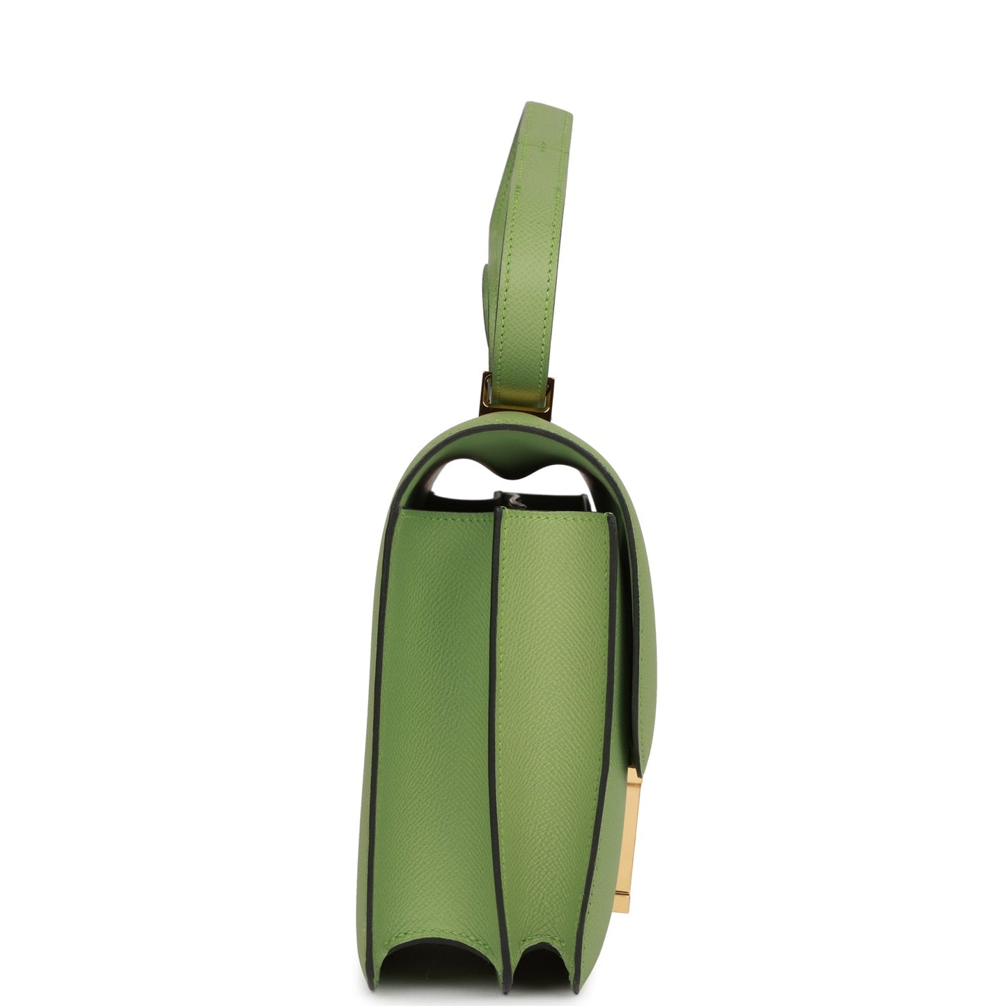 Hermes Constance Vert Criquet Epsom Hardware Handbag Gold Travel Bag Gold Hardware