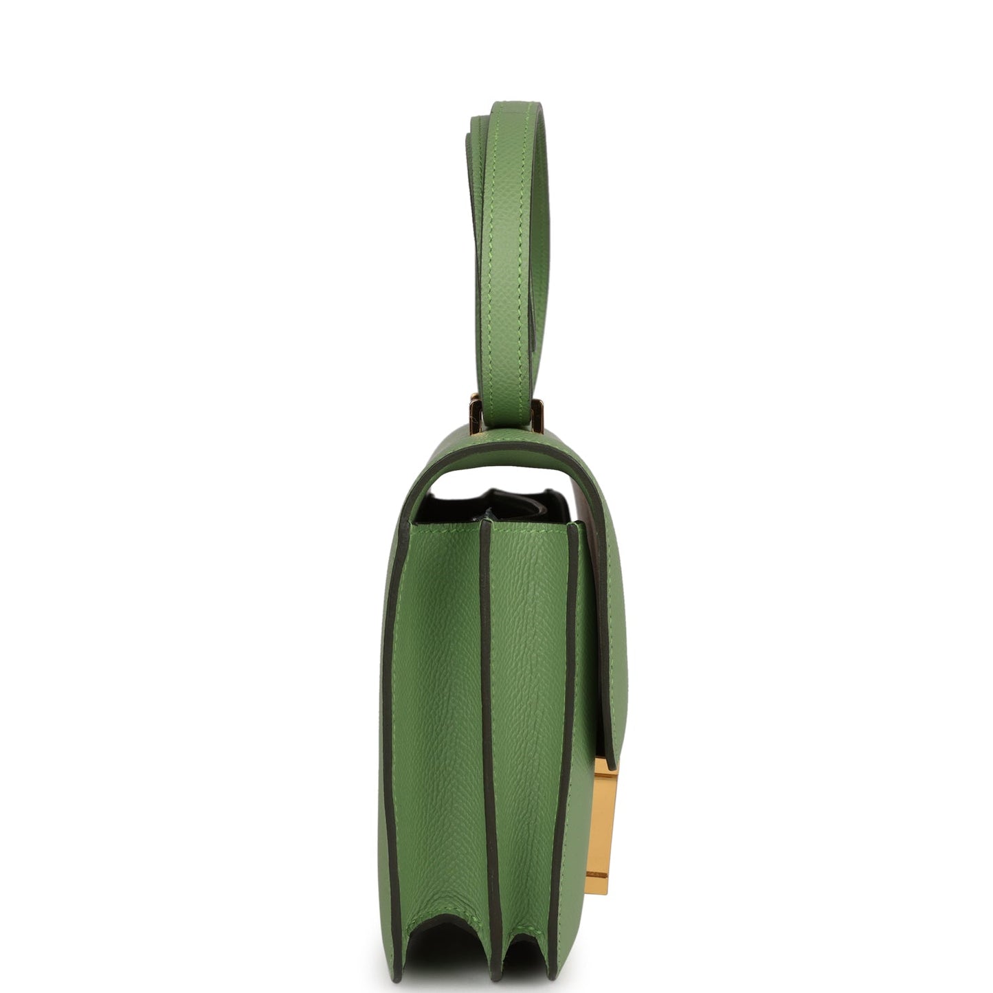 Hermes Constance Vert Criquet Epsom Hardware Handbag Gold Travel Bag