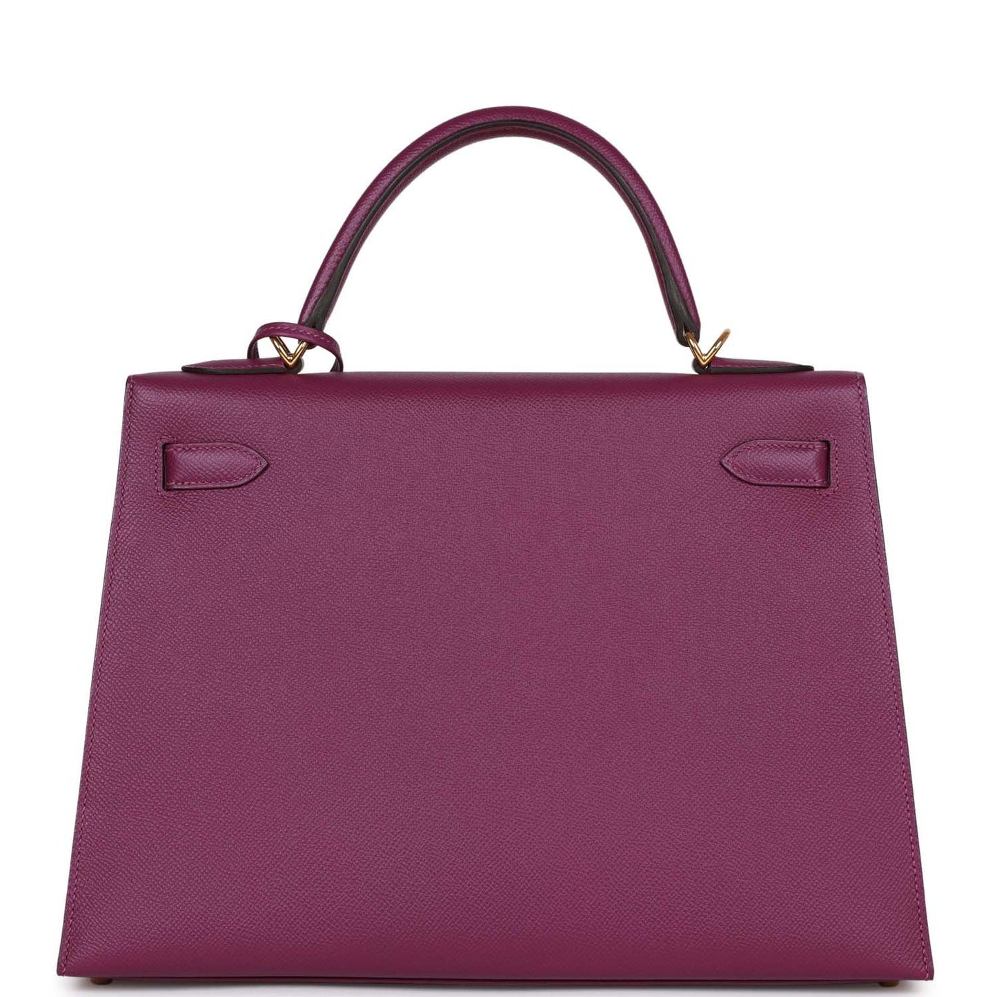 Hermes Kelly Sellier Anemone Epsom Hardware Handbag Gold Travel Bag