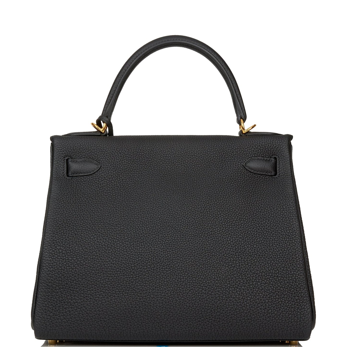 Hermes Kelly Retourne Togo Hardware Handbag Black Gold Travel Bag Hardware 1