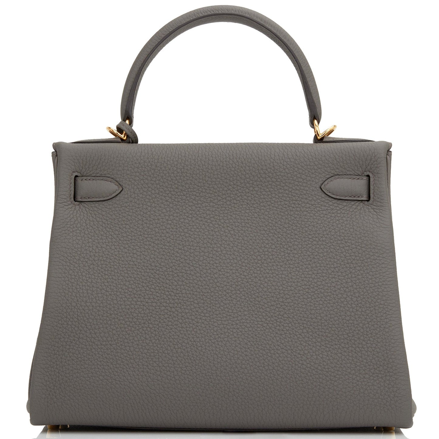 Hermes Kelly Retourne Etain Togo Hardware Handbag Gold Travel Bag