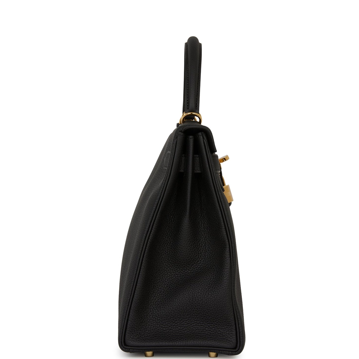 Hermes Kelly Retourne Togo Hardware Handbag Black Gold Travel Bag Payment 2