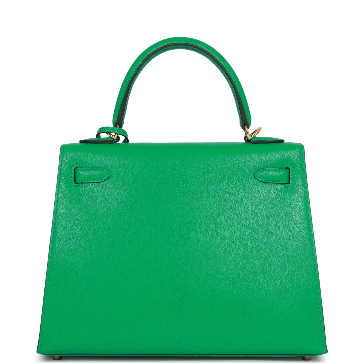 Hermes Kelly Sellier Menthe Chevre Hardware Handbag Gold Travel Bag