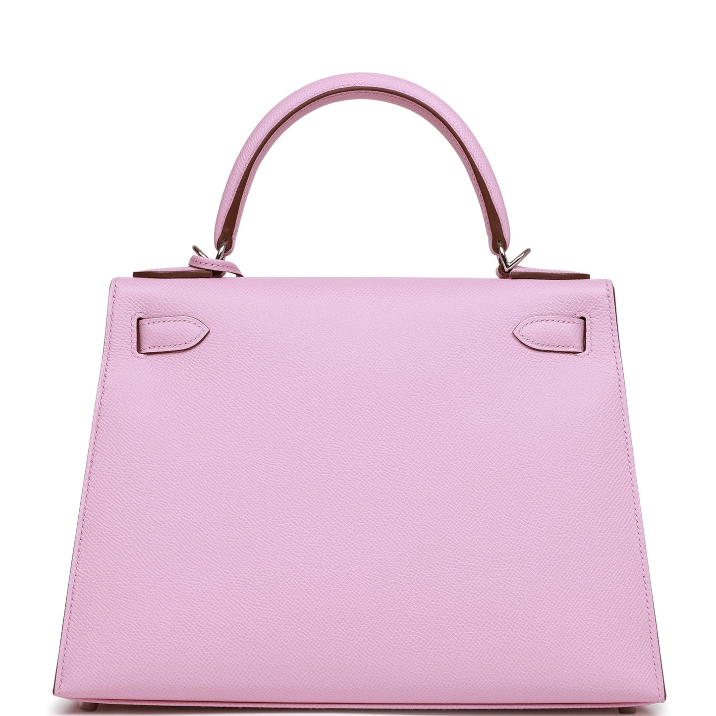 Hermes Kelly Sellier Mauve Sylvestre Epsom Palladium Hardware Travel Bag