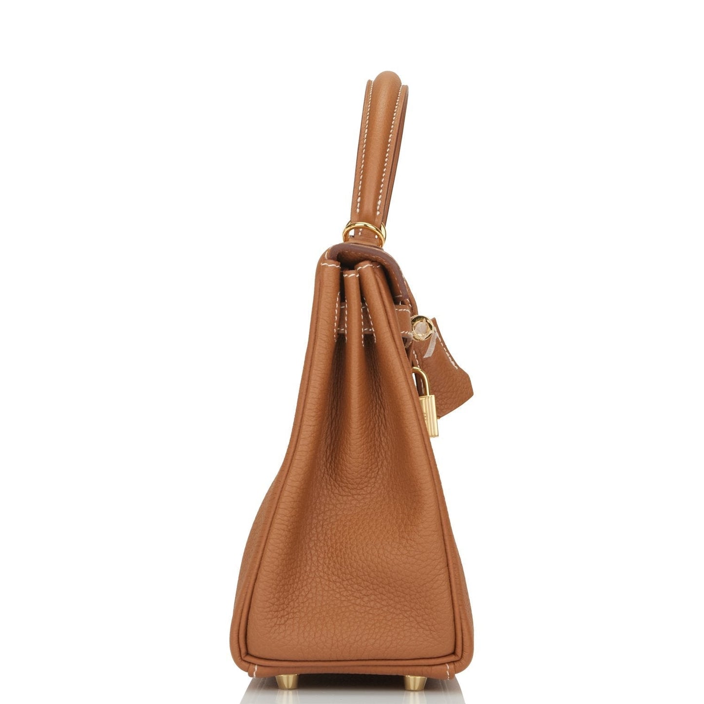 Hermes Kelly Retourne Togo Hardware Handbag Gold Travel Bag 9