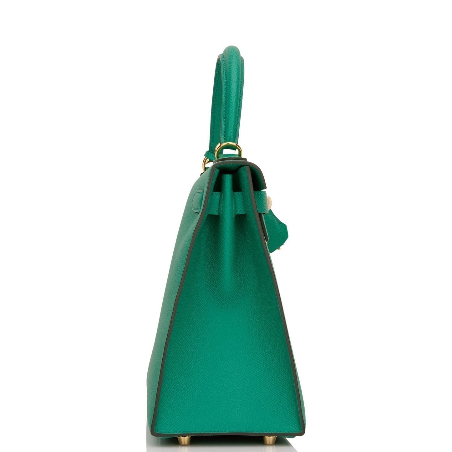 Hermes Kelly Sellier Vert Jade Epsom Hardware Handbag Gold Travel Bag Gold Hardware