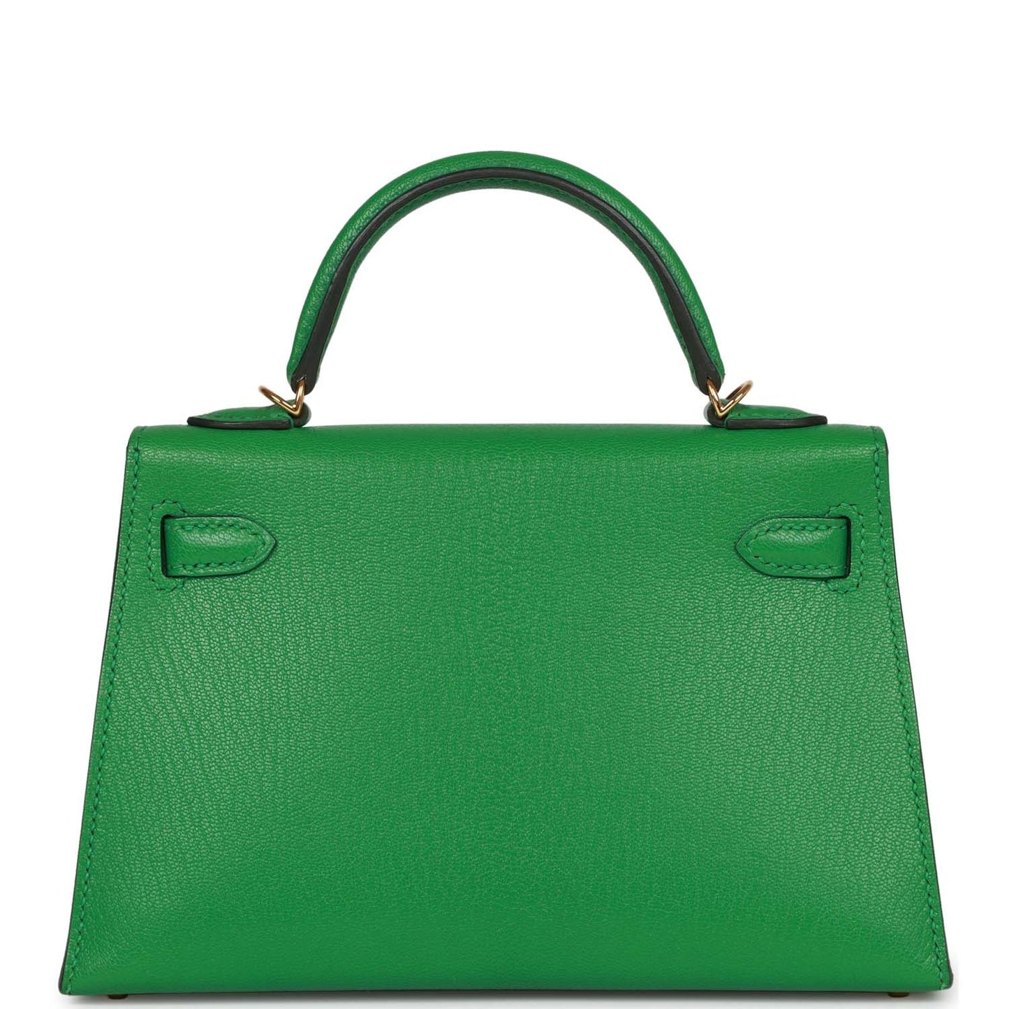 Hermes Kelly Sellier Bambou Chevre Hardware Handbag Gold Travel Bag