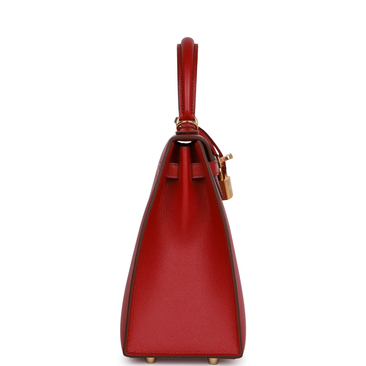 Hermes Kelly Sellier Rubis Madame Hardware Handbag Gold Travel Bag