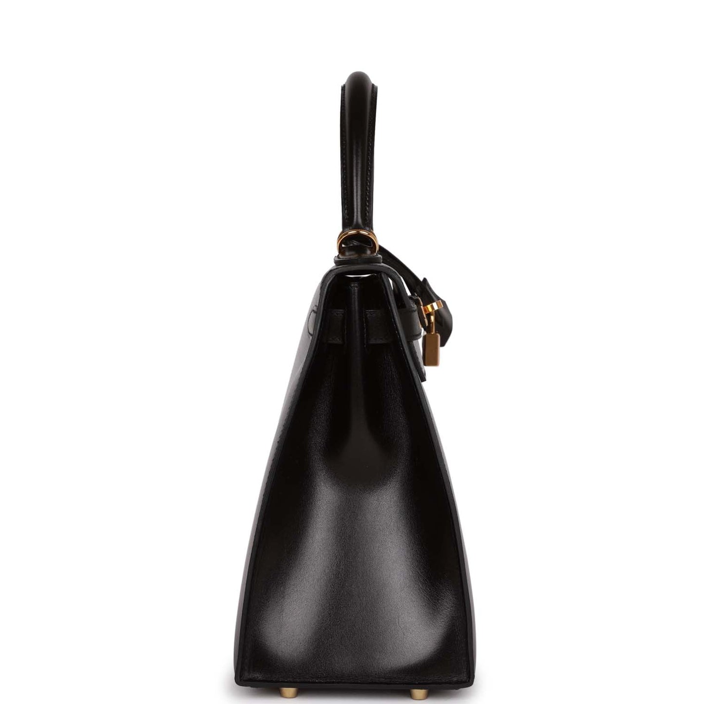 Hermes Kelly Sellier Box Hardware Handbag Black Gold Travel Bag Hardware 1