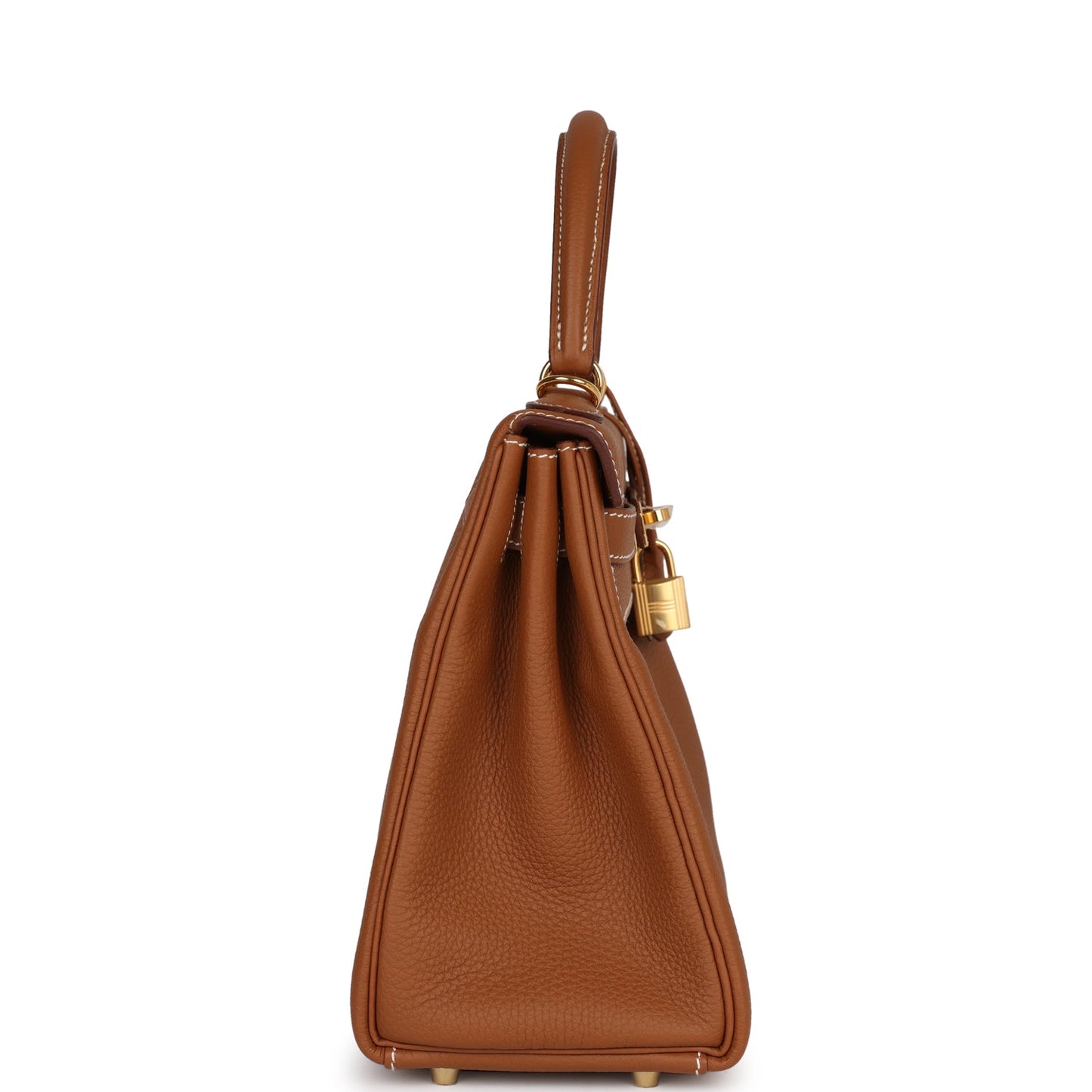 Hermes Kelly Retourne Togo Hardware Handbag Gold Travel Bag 7