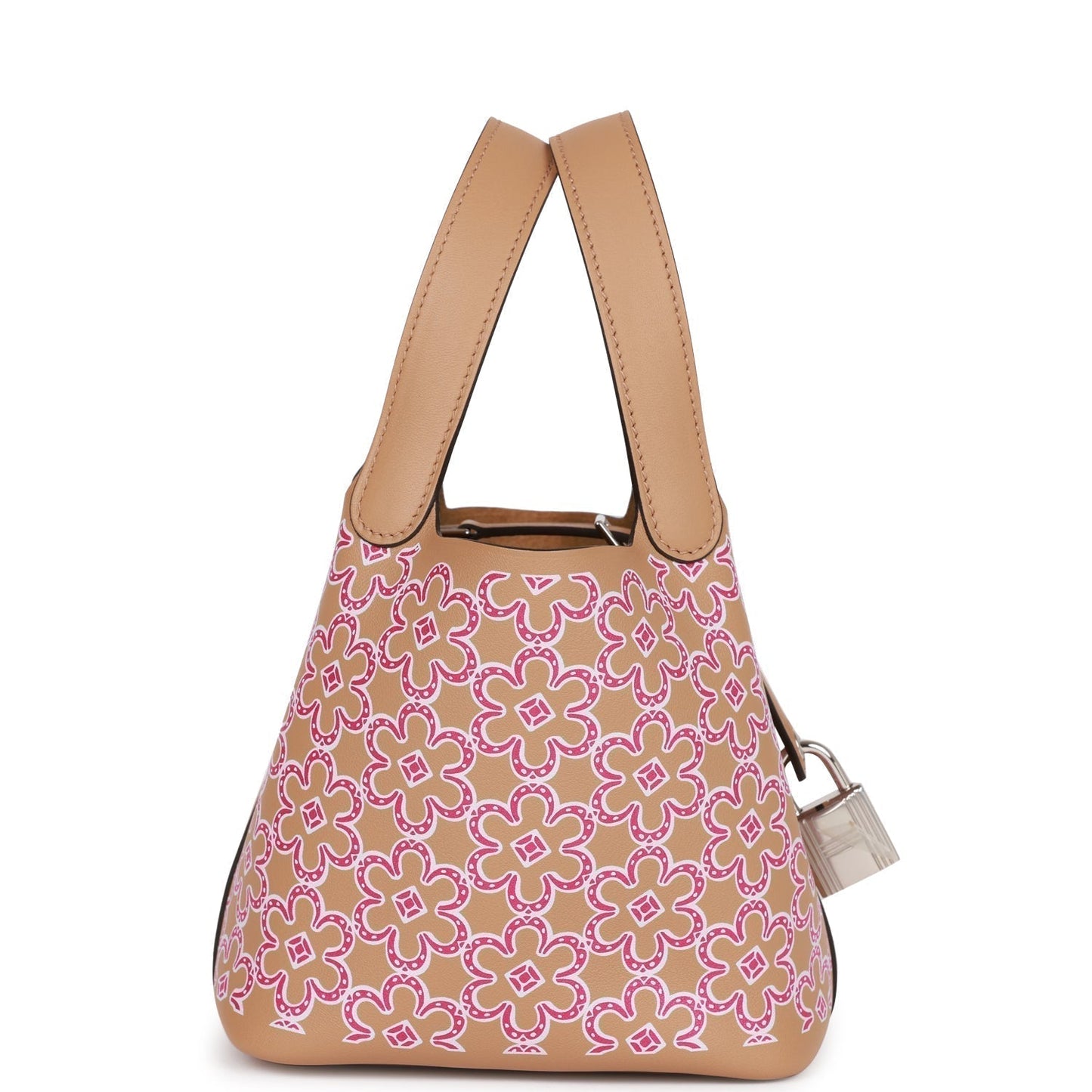 Hermes Micro Picotin Lock Lucky Daisy Chai Swift Travel Bag
