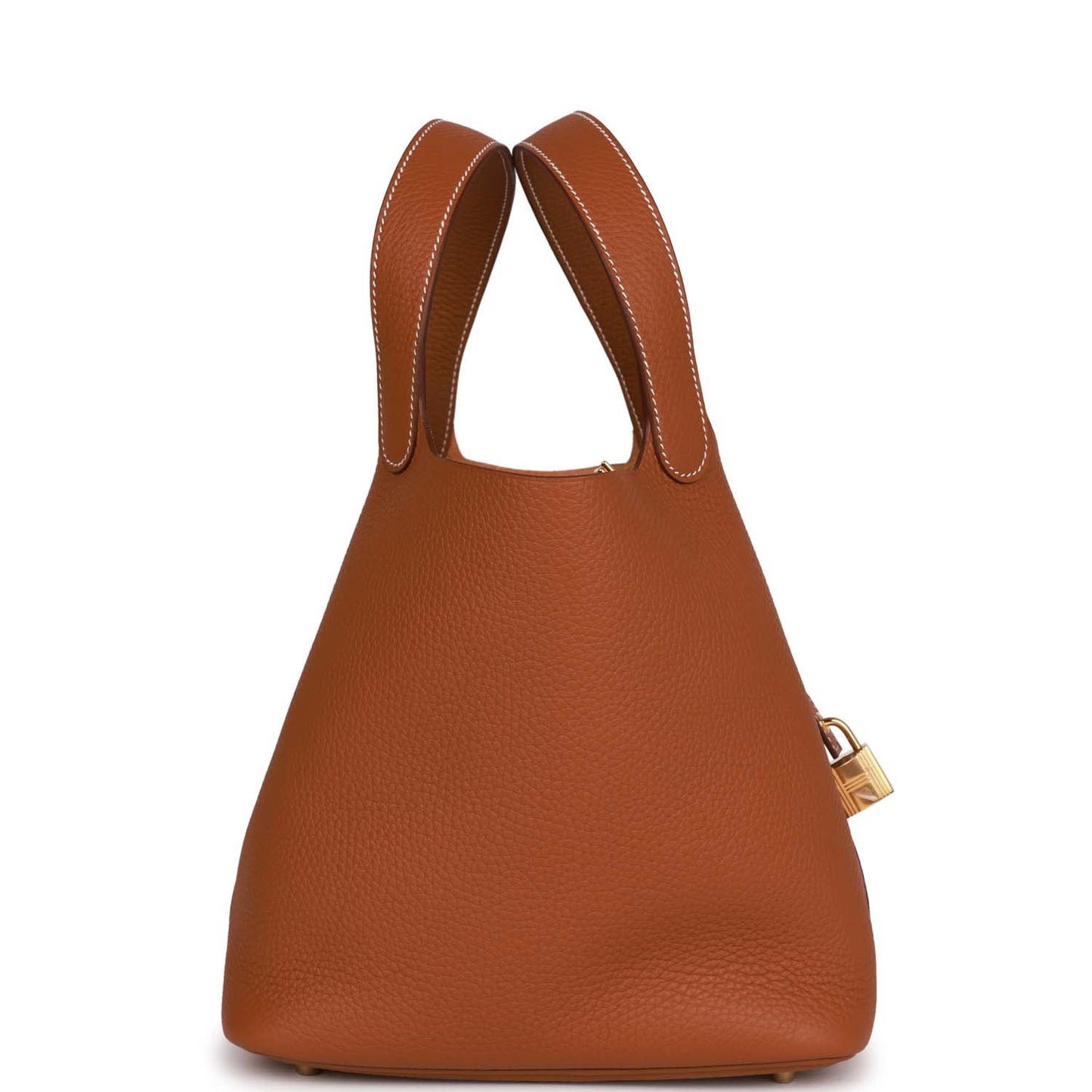 Hermes Picotin Lock Clemence Hardware Handbag Gold Travel Bag Gold Hardware