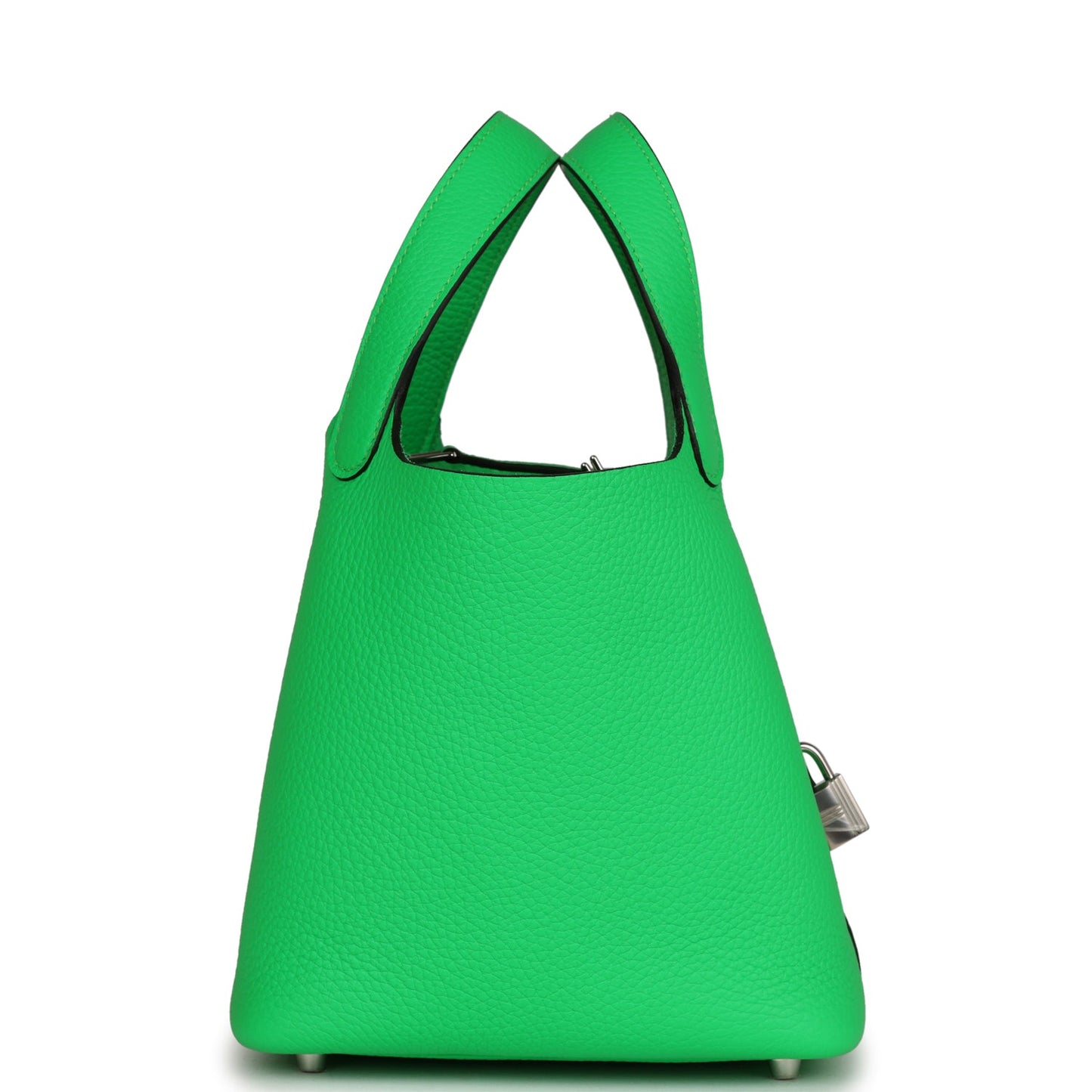 Hermes Picotin Lock Vert Comics Clemence Palladium Hardware Travel Bag Hardware 1