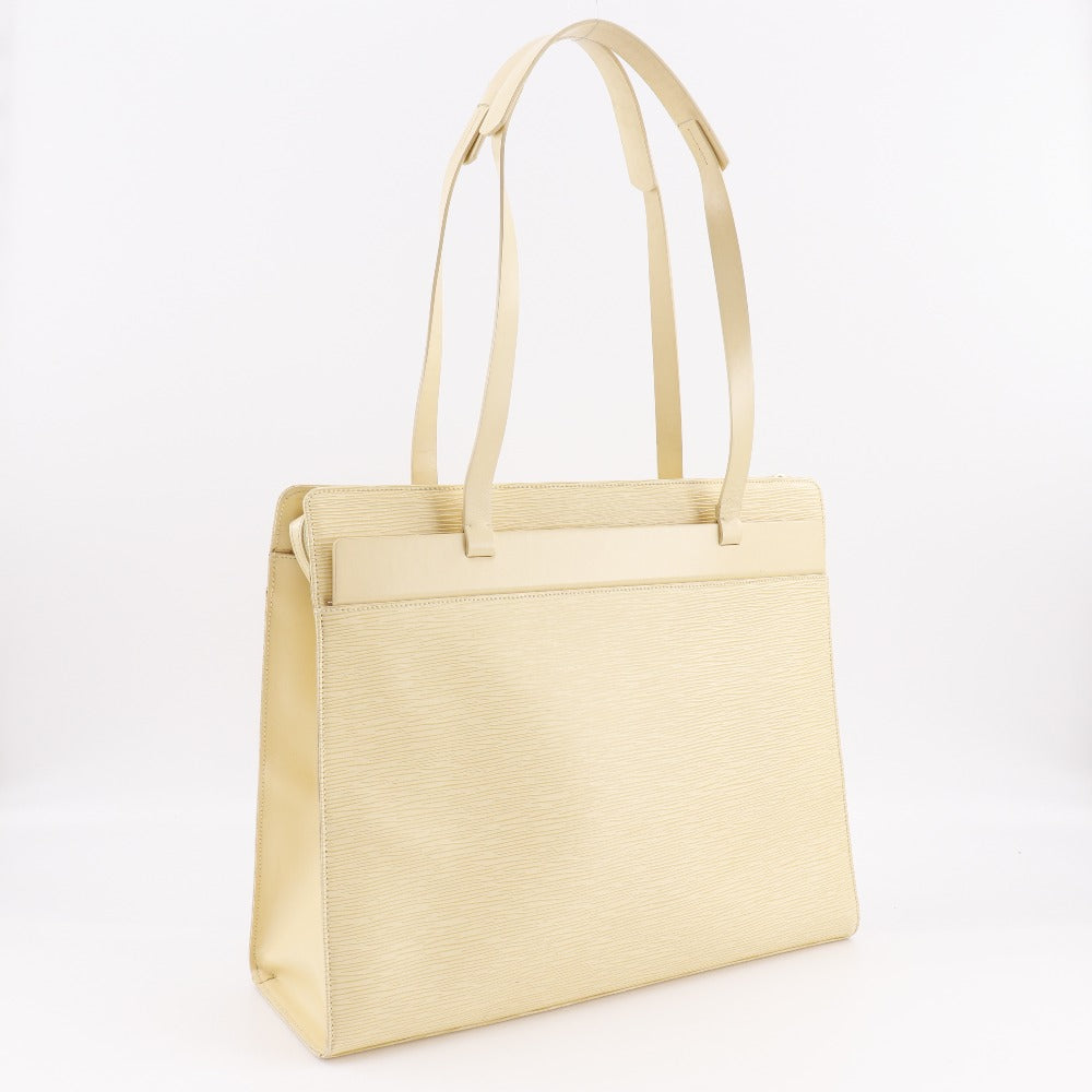 Louis Vuitton M5249A Epi Croisette PM Leather Cream Tote Bag