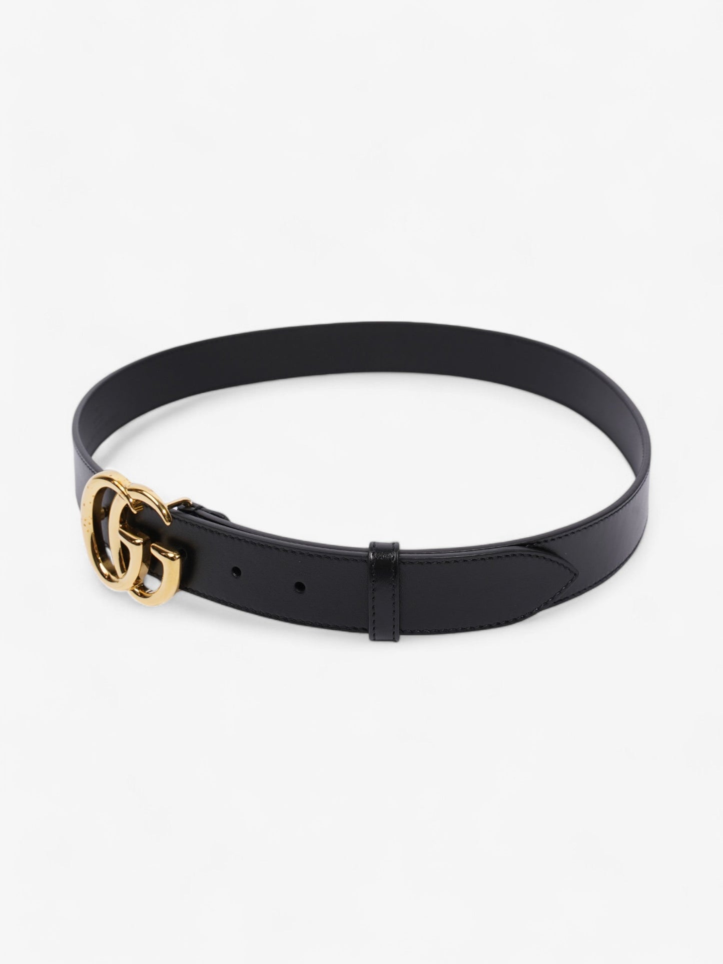 Gucci Marmont Thin Belt Handbag Leather Black Accessory 21