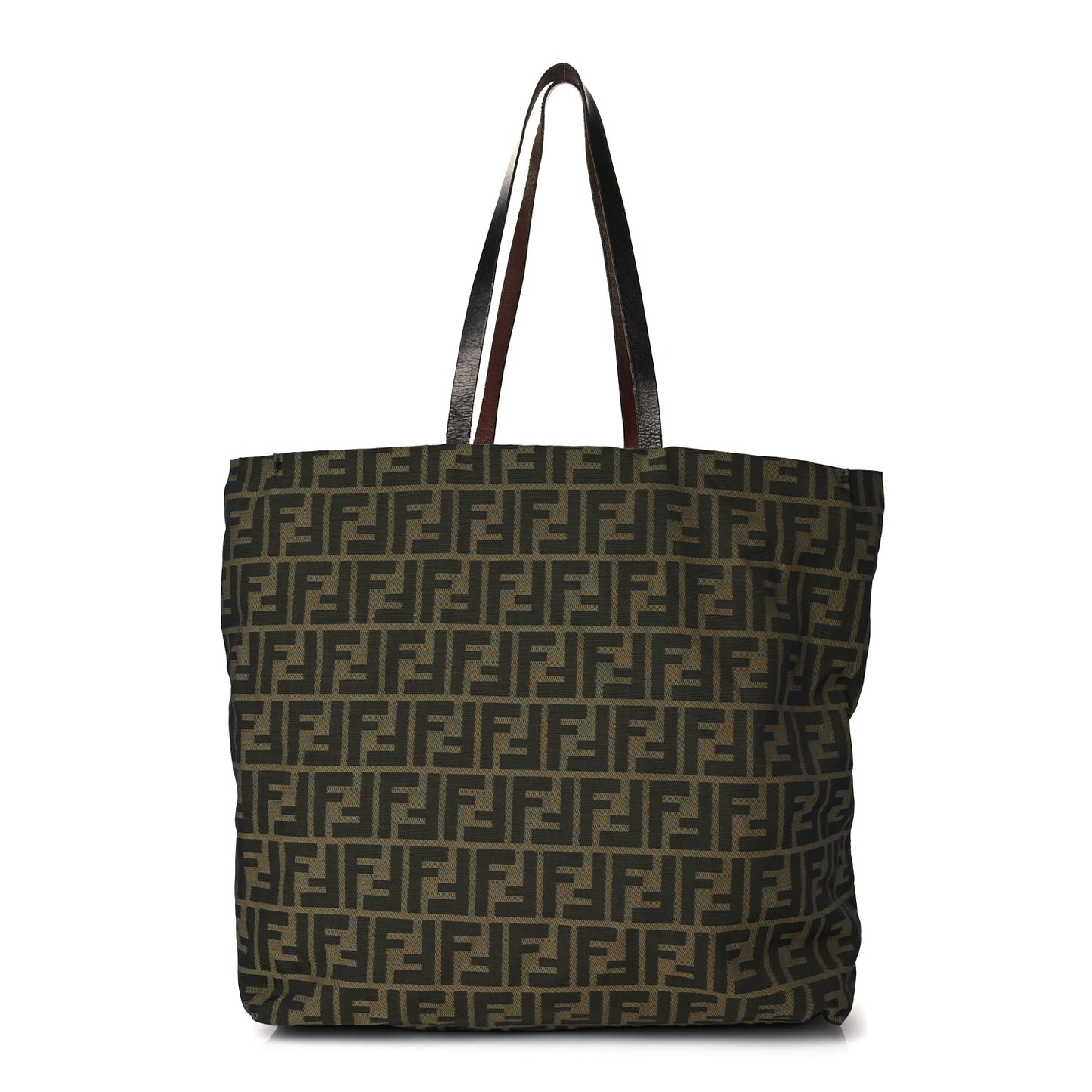 Fendi Handbag Zucca Tote Tobacco Canvas Brown Tote Bag
