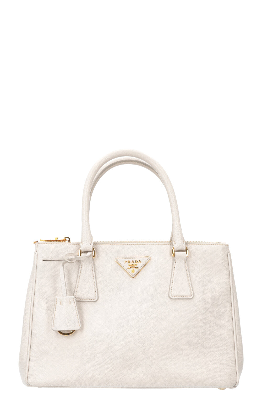 Prada Galleria Bag Grey Saffiano Gray Small Handbag