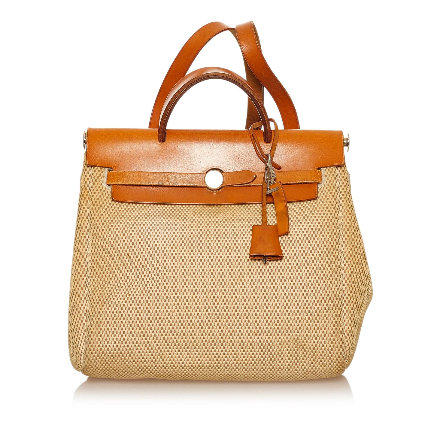 Hermes Luxury Herbag Backpack (Shg ) Canvas